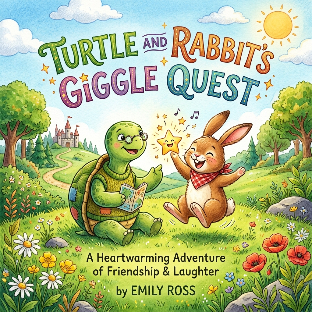 Turtle and Rabbit's Giggle Quest Book Cover